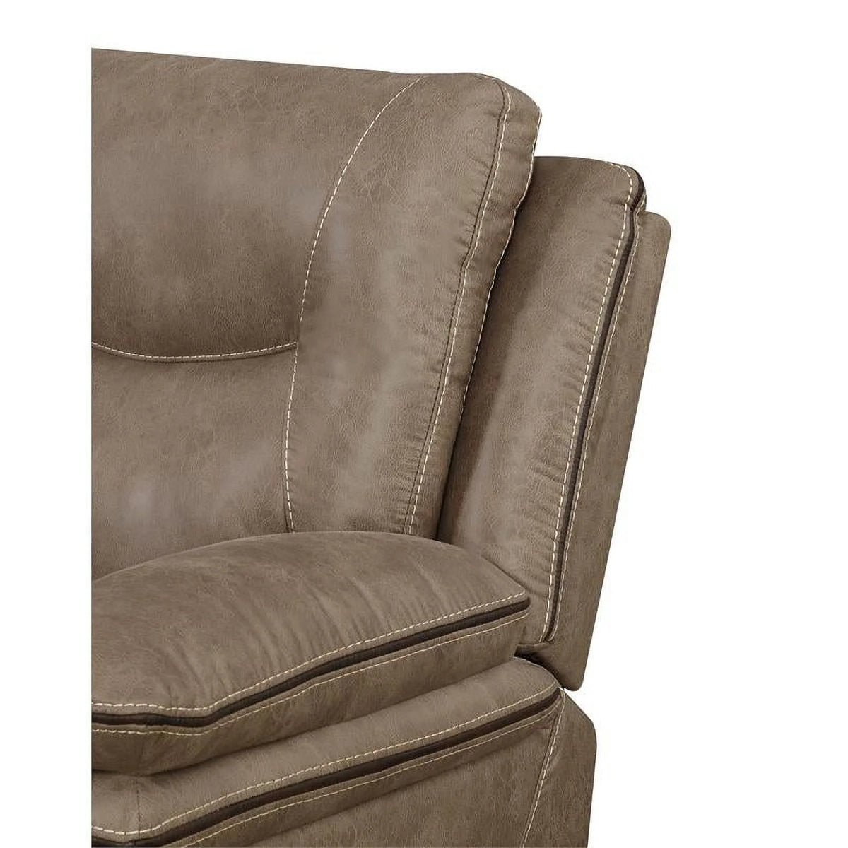Sand Sofa and Loveseat Recliner 2-Piece Set C45814
