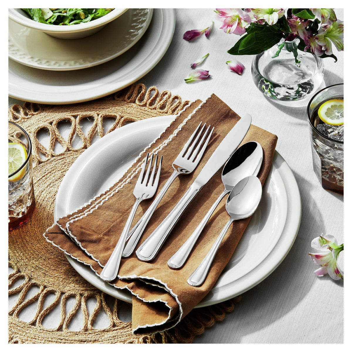 20pc Stainless Steel Flatware Set N140241