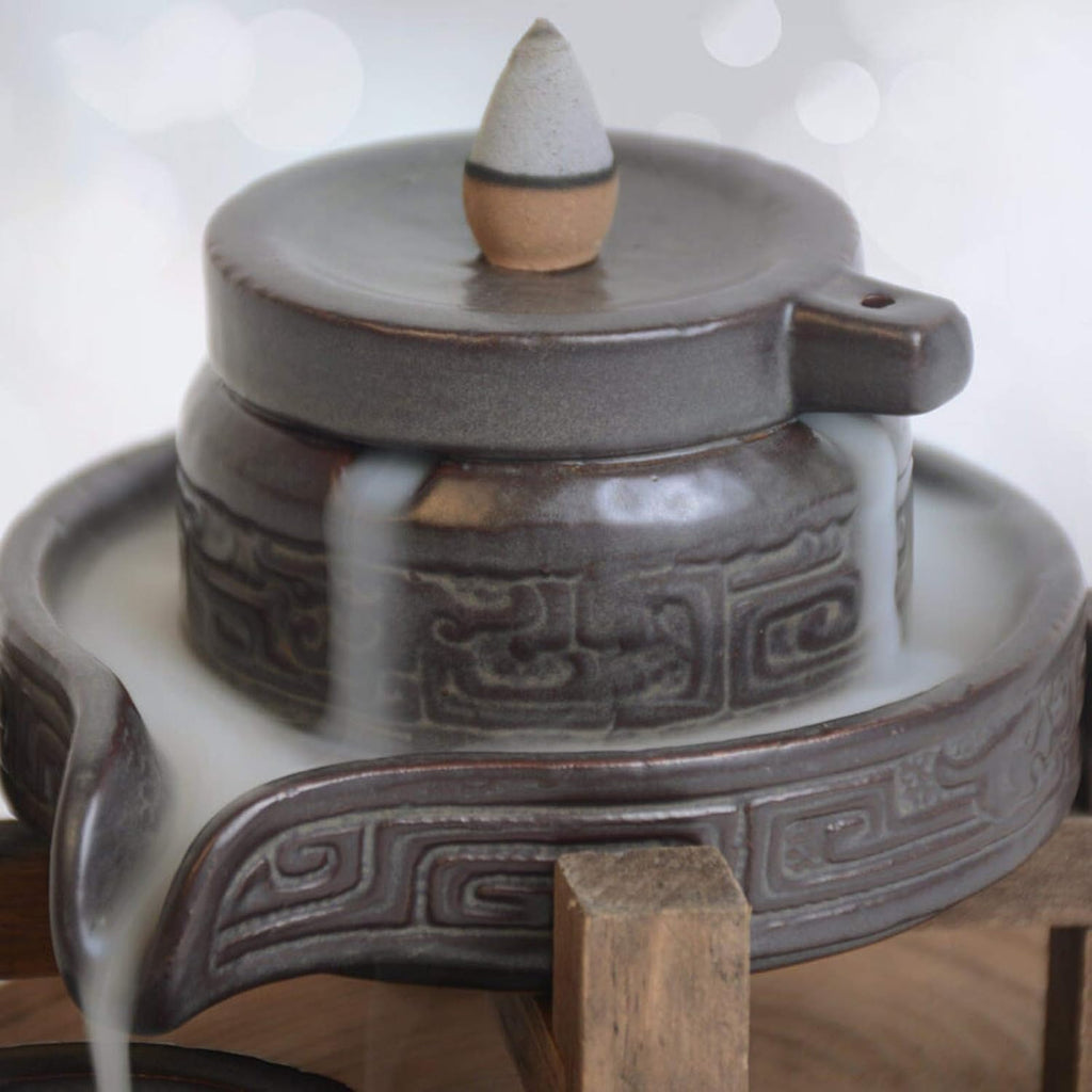 Handmade Ceramic Backflow Incense Burner C864635
