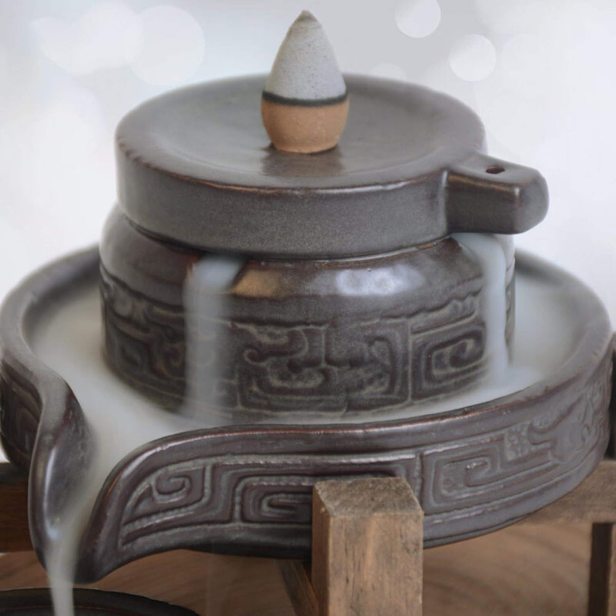 Handmade Ceramic Backflow Incense Burner C864635