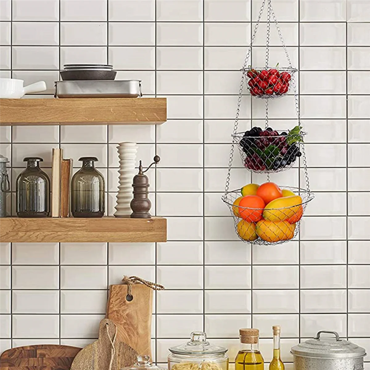 3 Tier Hanging Fruit Basket G367620