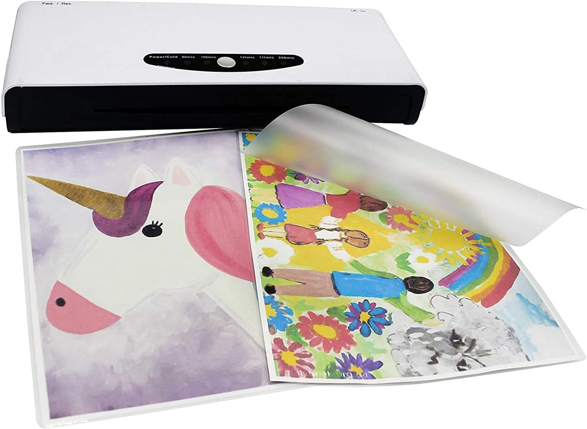 Thermal Laminating Pouches 8.9 x 11.4-Inches Letter Size 5 mil 300 Pack Clear Round Corner E632