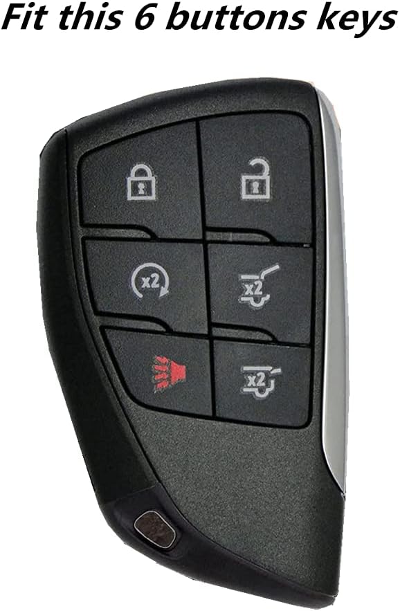 Black Leather Key Fob Case Cover Pack of 2 X48072