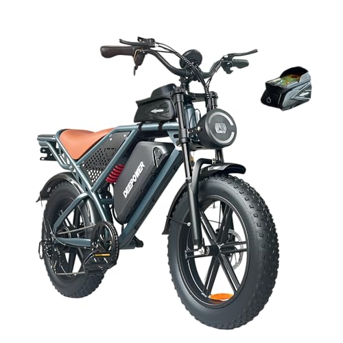 1500W Peak 20" Fat Tire Dual Suspension Electric Bike H7768