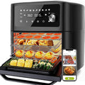 Large Digital LED Screen Convection Air Fryer Toaster Oven Combo with Rotisserie and Dehydrator D1224