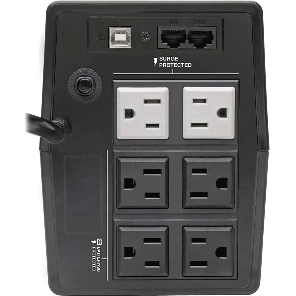 500VA 360W UPS Smart Tower Battery Back Up Desktop AVR LCD USB N2710