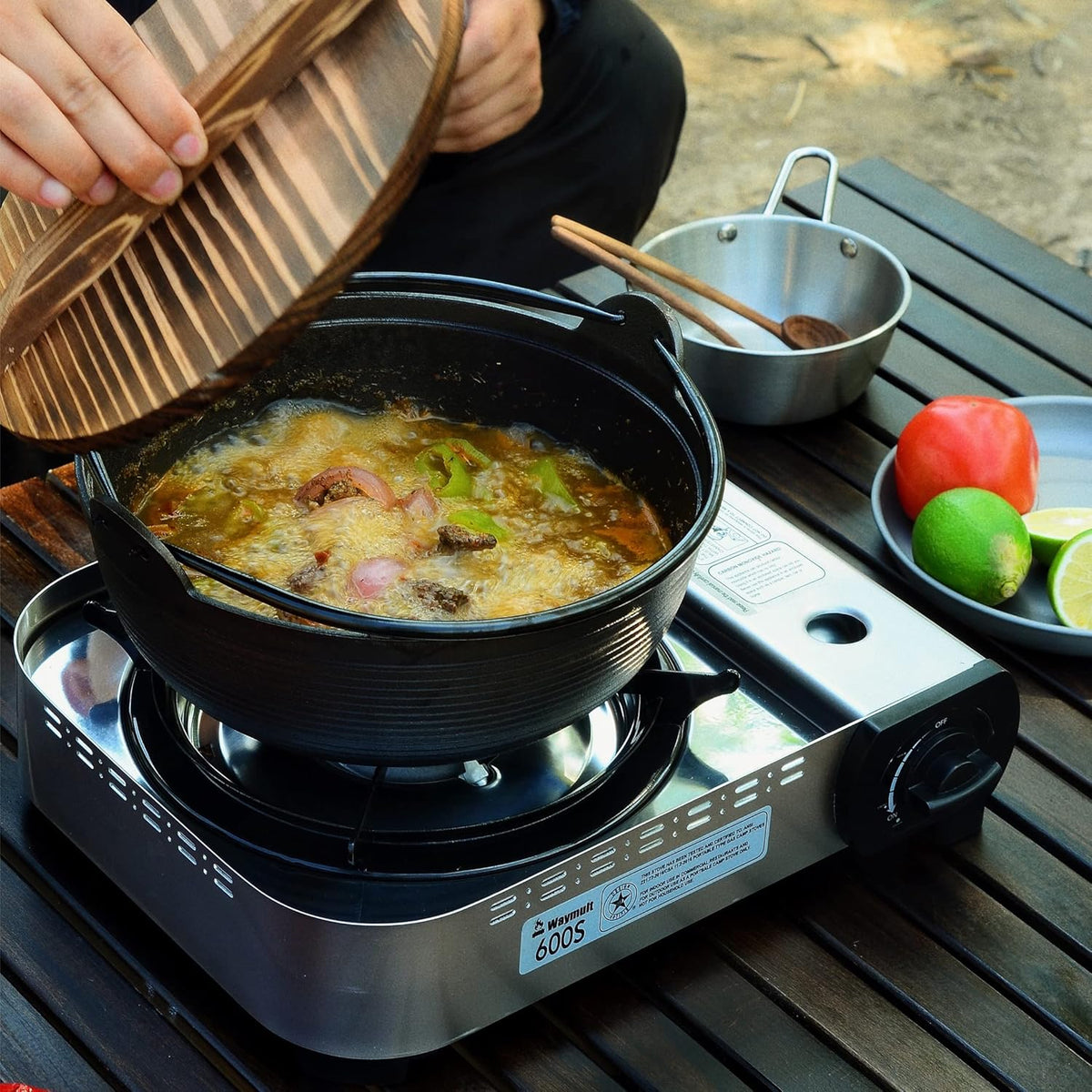 Portable Butane Stove Single Burner with Carrying Case L64379