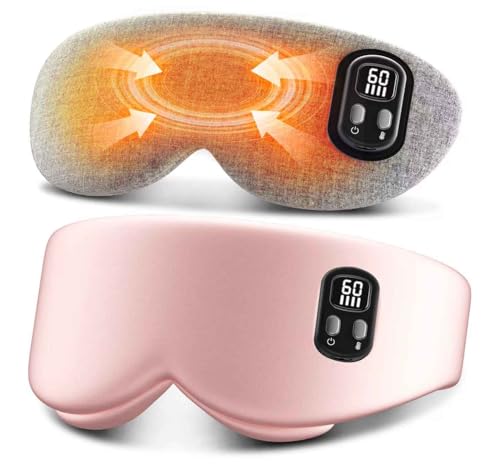 Pink Cordless Heated Eye Mask D46884