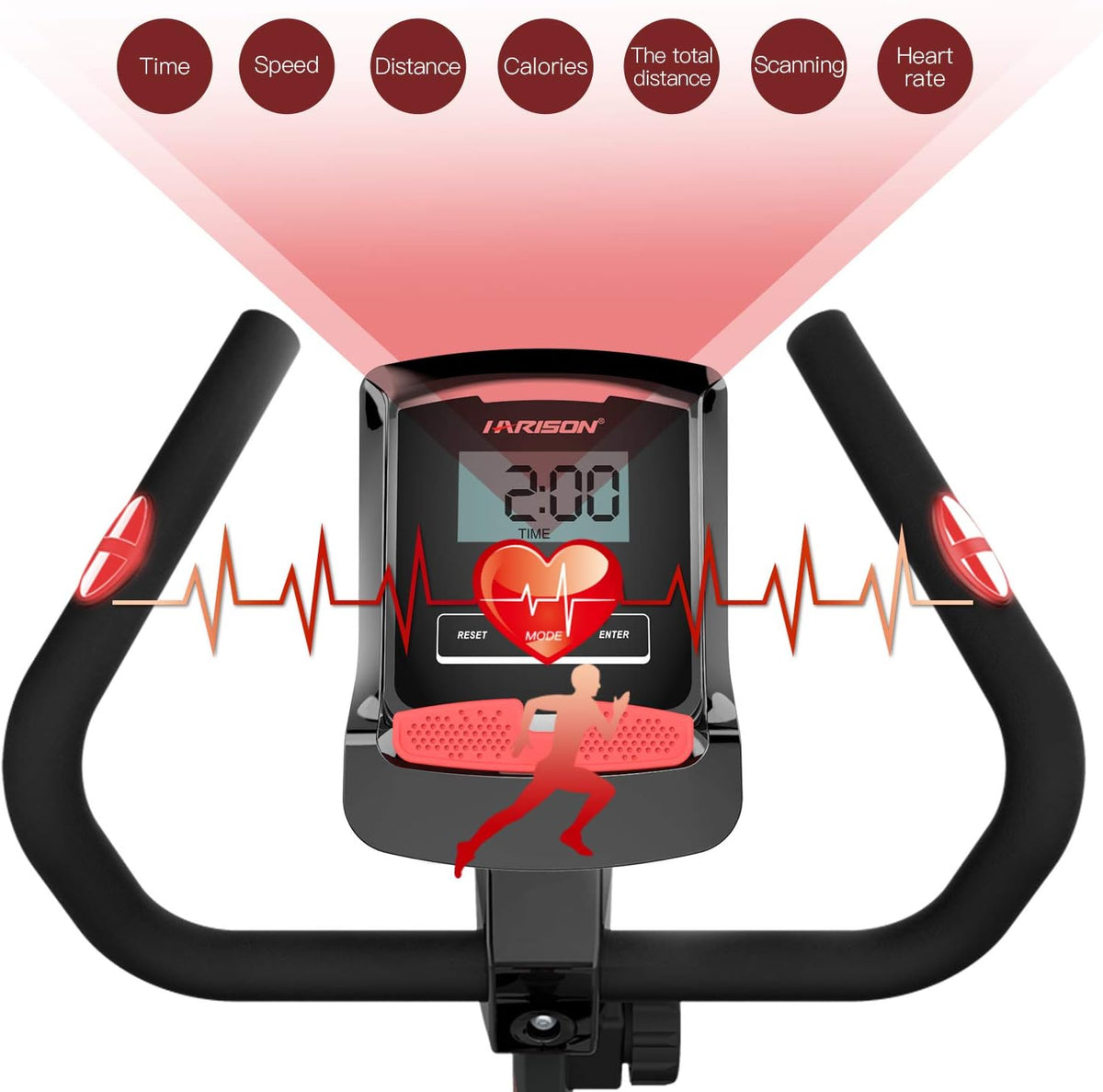 Indoor Exercise Bike with Magnetic Resistance and LCD Display N85339