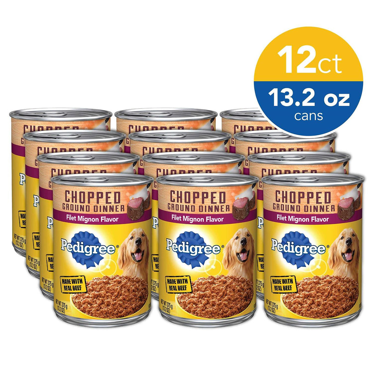 Traditional Ground Dinner With Filet Mignon Canned Dog Food T68954