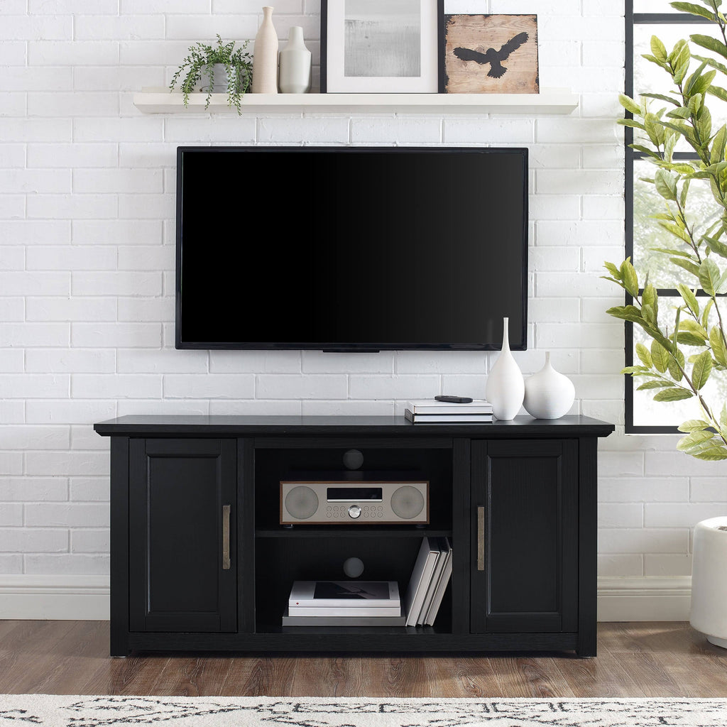 Whitewash Low Profile TV Stand R66436