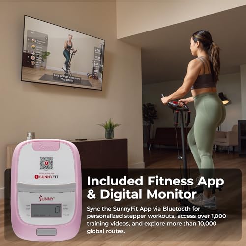 2-in-1 Smart Stepper Machine with Handlebar and Resistance Bands B978911