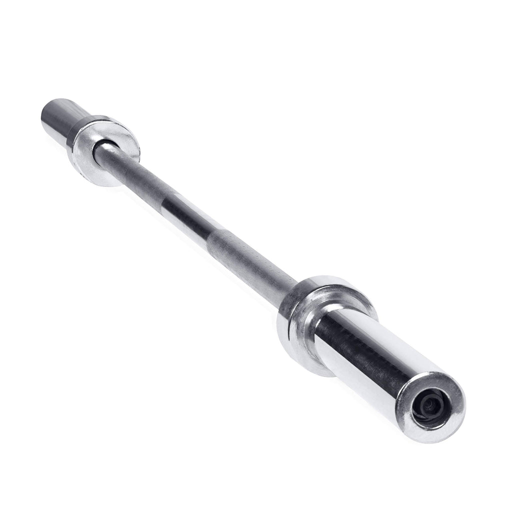 6-Foot Solid Olympic Bar Chrome 2-inch M1969