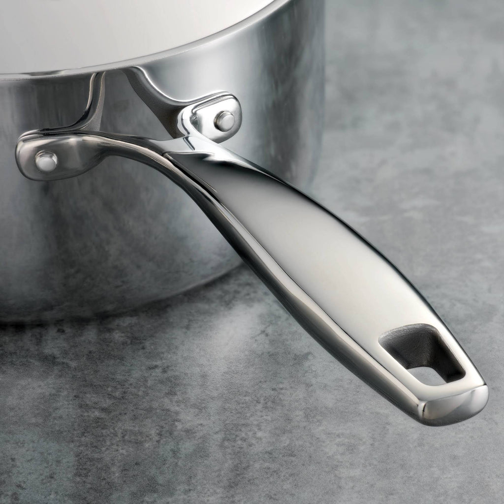 Tri-Ply Clad 3-Quart Covered Deep Saute Pan R538077