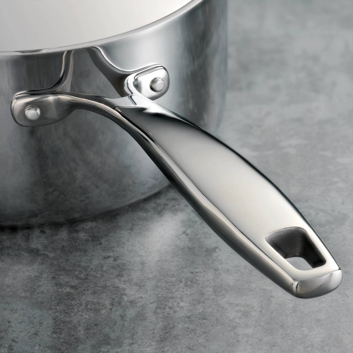 Tri-Ply Clad 3-Quart Covered Deep Saute Pan R538077