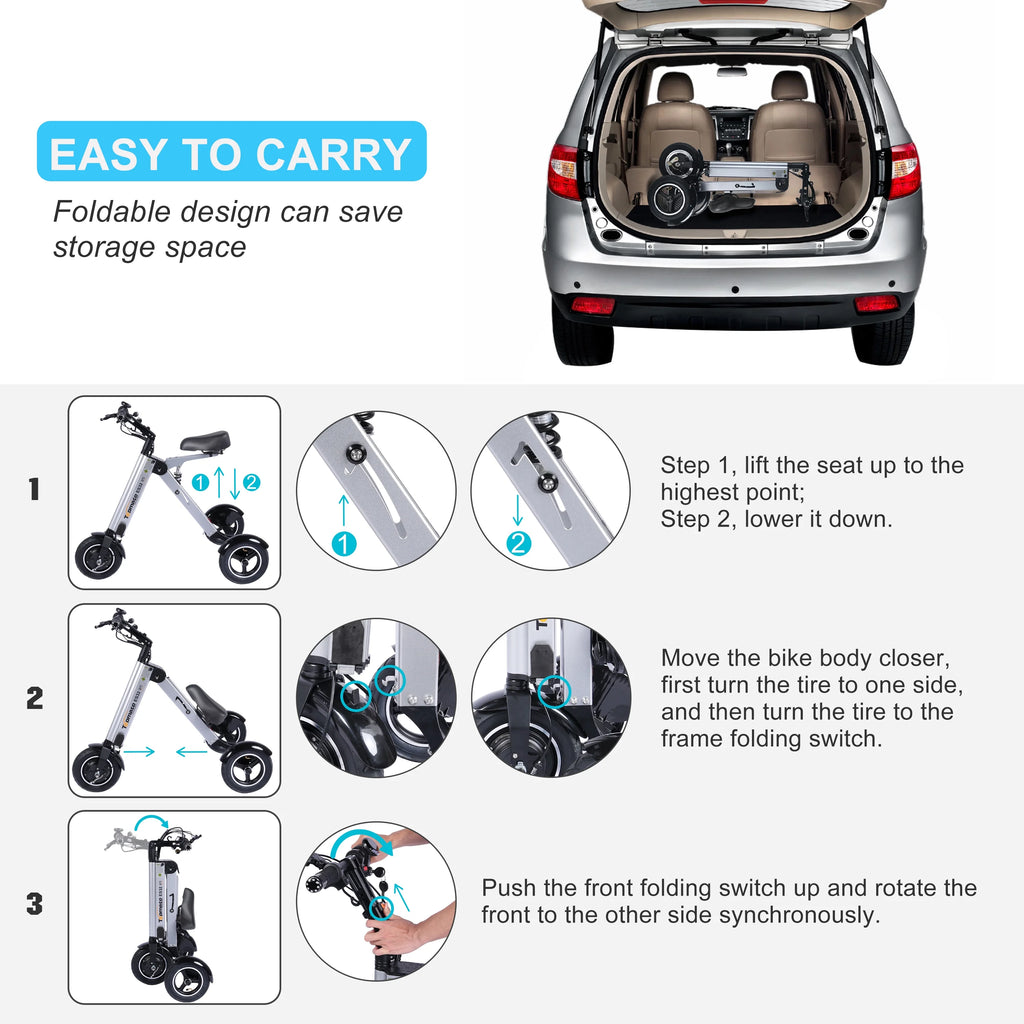 Foldable 3 Wheel Electric Scooter I8435