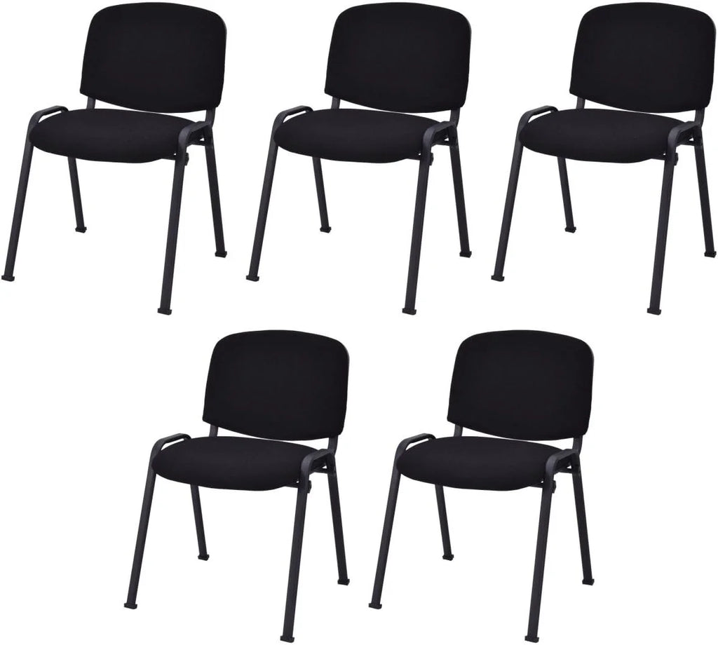 5 PCS Ergonomic Stackable Office Chairs Set D68345