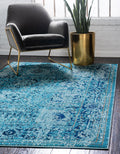 Light Blue 2' x 3' Medium-Pile Rug V779392