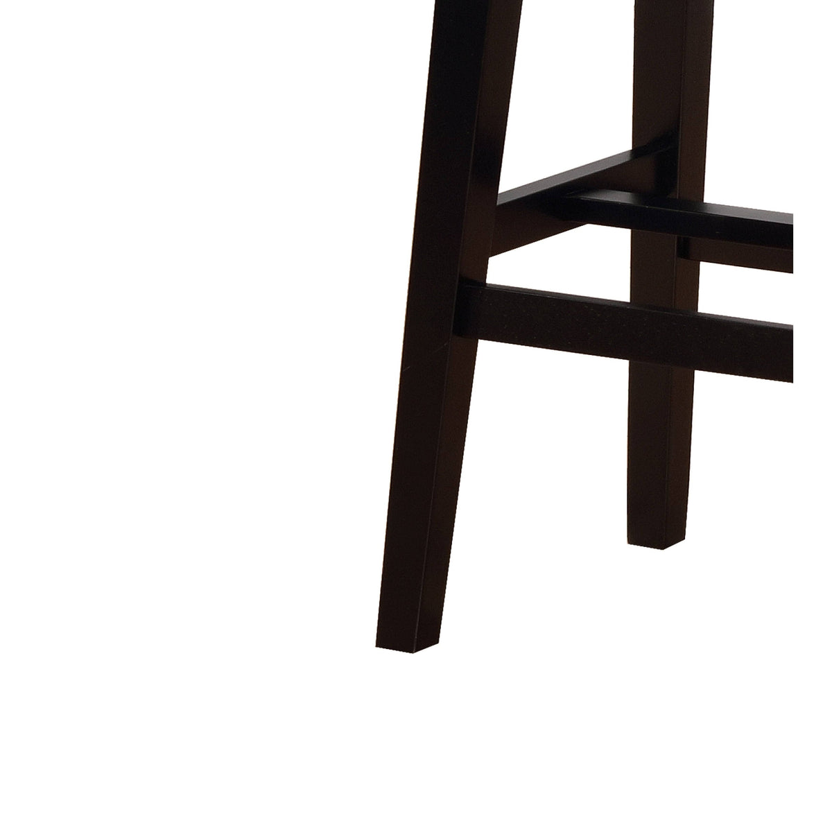 Black and White Wooden Bar Stool with Cow Print L765030