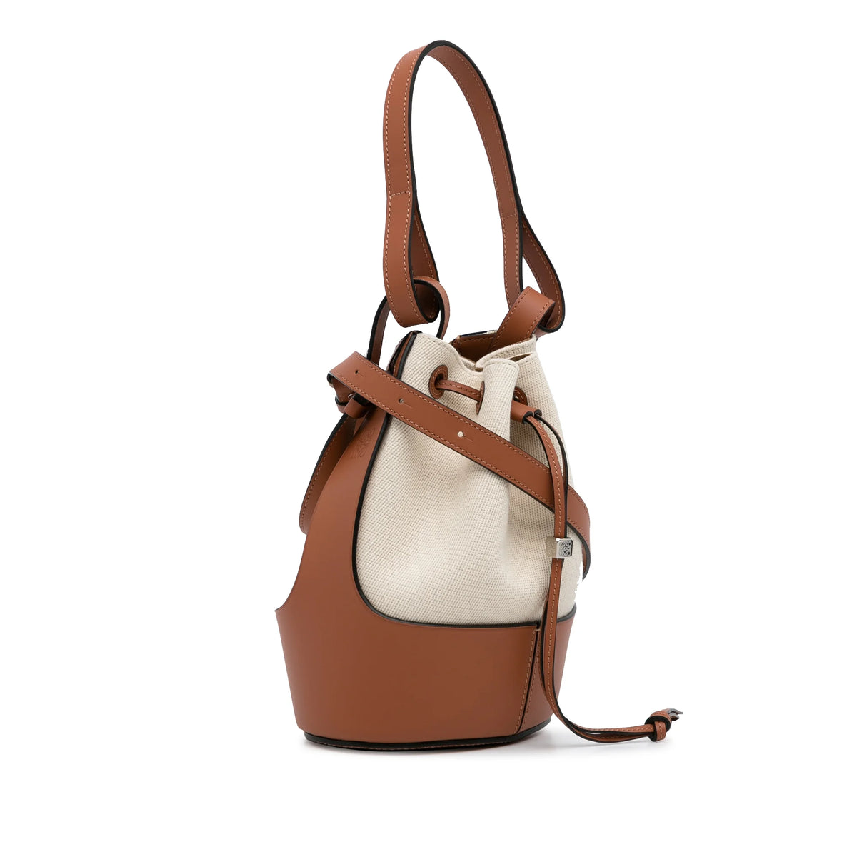 Brown Canvas Bucket Bag T76300