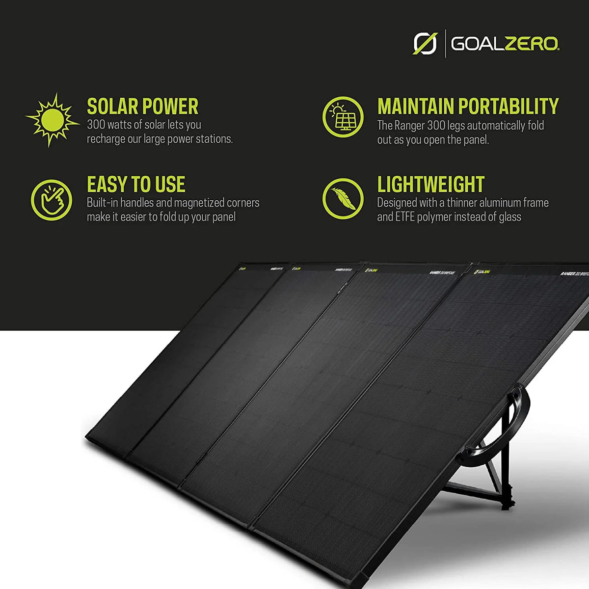 300 Watt Foldable Solar Panels E764667
