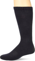 Navy Large Closed Toe Crew Socks B47993