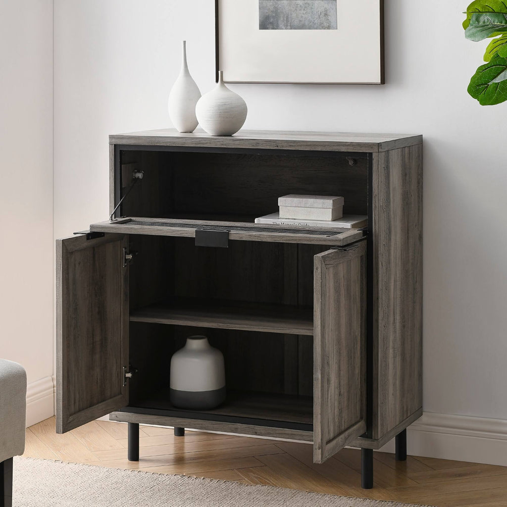 Grey Wash 2-Door Accent Cabinet G177984