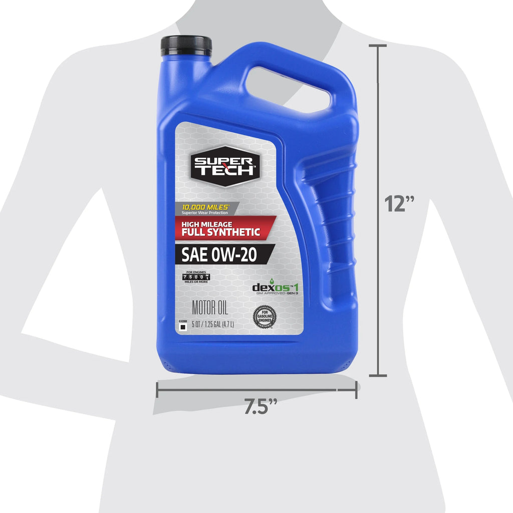 0W-20 Full Synthetic Motor Oil, 5 Quarts Z43015