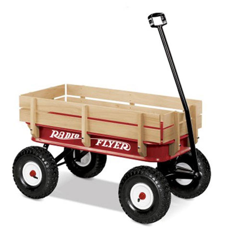 Full Size All Terrain Steel & Wood Wagon (2 Pack) S831584