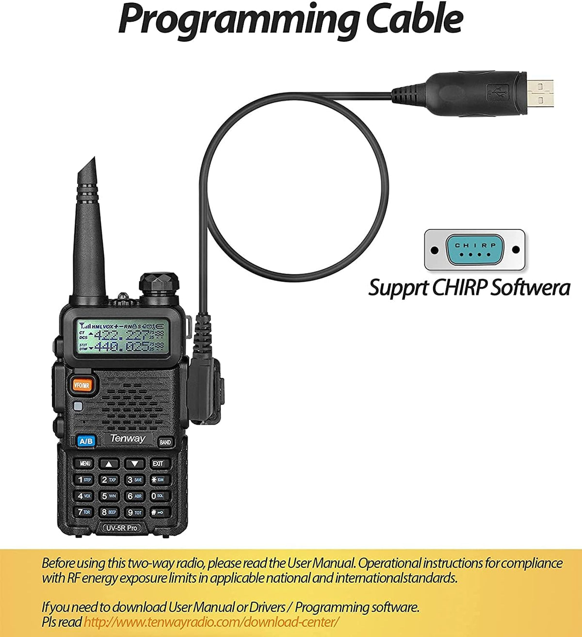 8W Dual Band Two Way Radio with Speaker Mic and Antenna 2Pack P920350