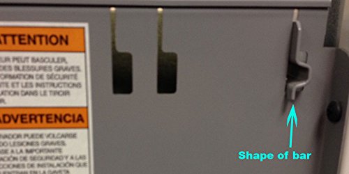 2/per Set Lateral File Bars for 30" Wide Cabinet T43227