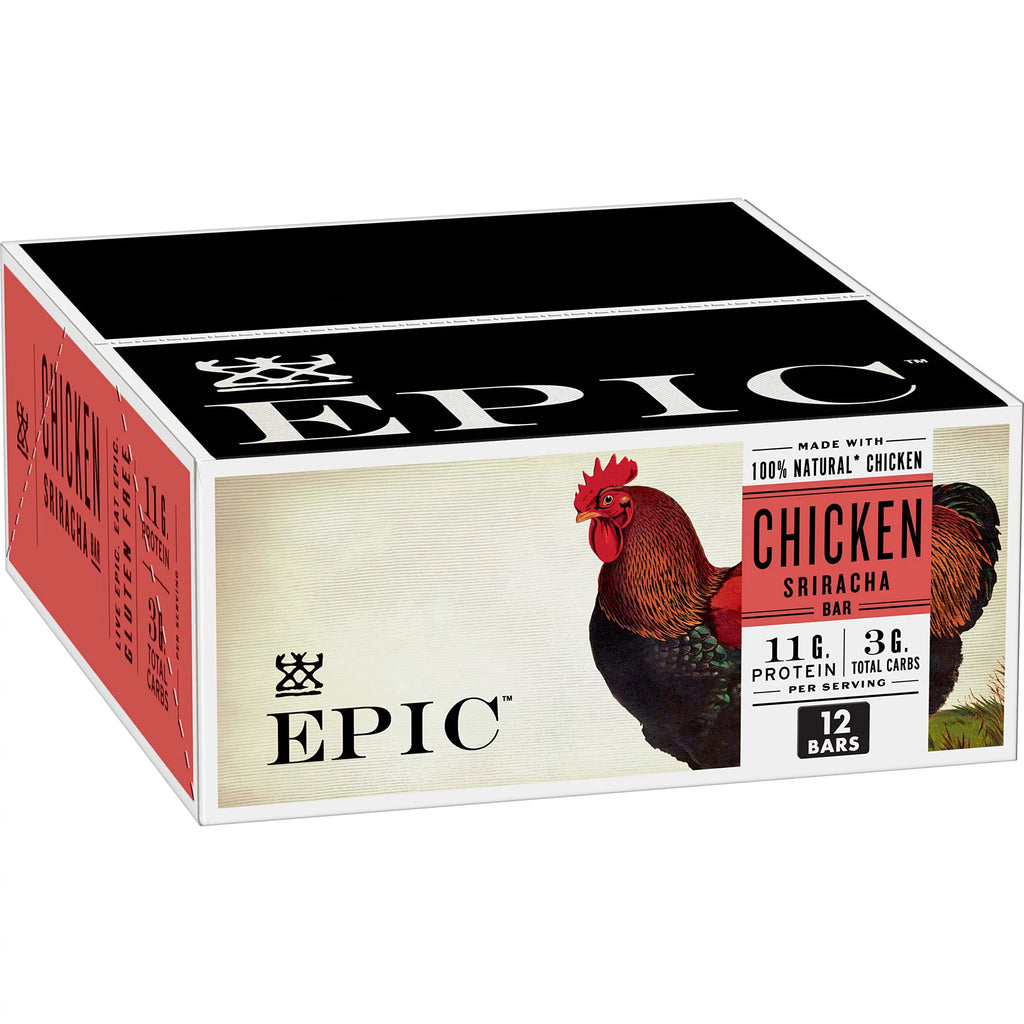 Chicken Sriracha Protein Bars 12 Ct E3751