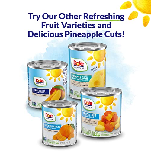Pineapple Slices in Heavy Syrup, 8.25 Oz, 12 Count D281