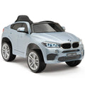 Silver/Blue Battery Operated Ride On Car for Kids with Remote H5289