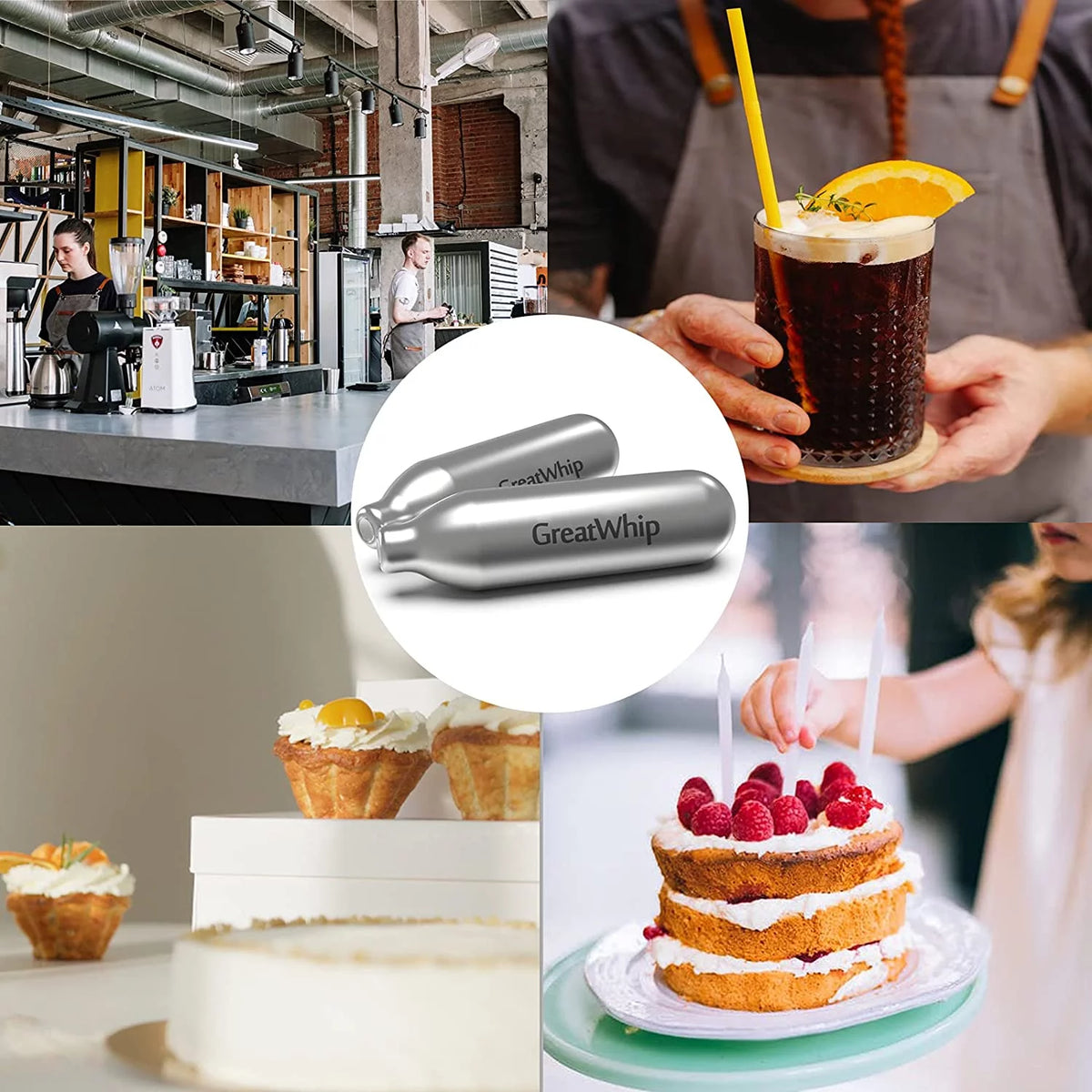 50 Pcs Whipped Cream Chargers V607083