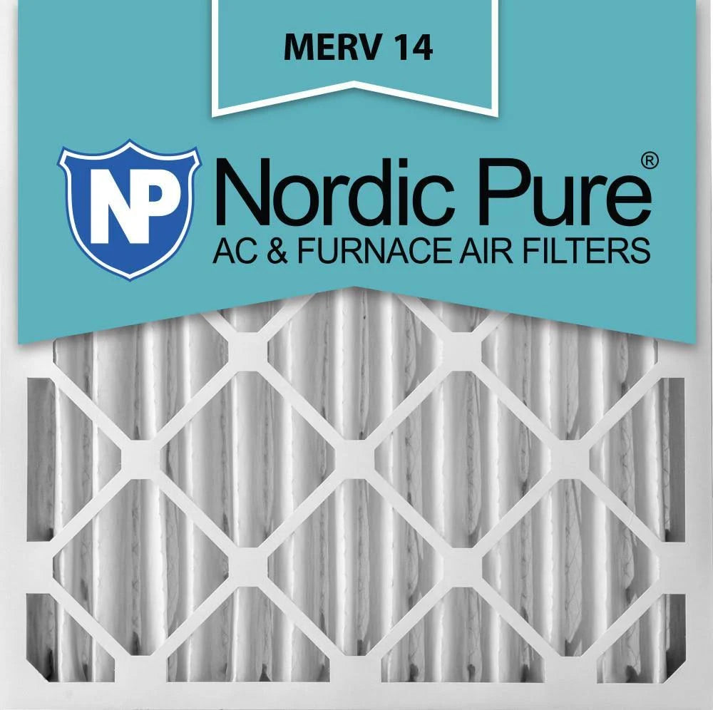 16x20x4 MERV 14 Pleated AC Furnace Air Filters, 6 Pack E466876