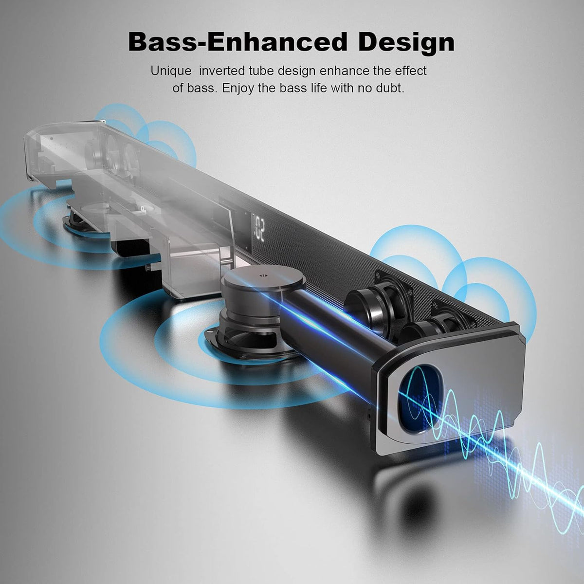 2.1CH Soundbar with Built-in Dual Subwoofers H10683