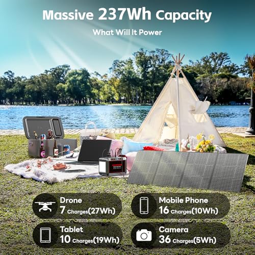 88Wh Portable Power Station with AC Outlet N419