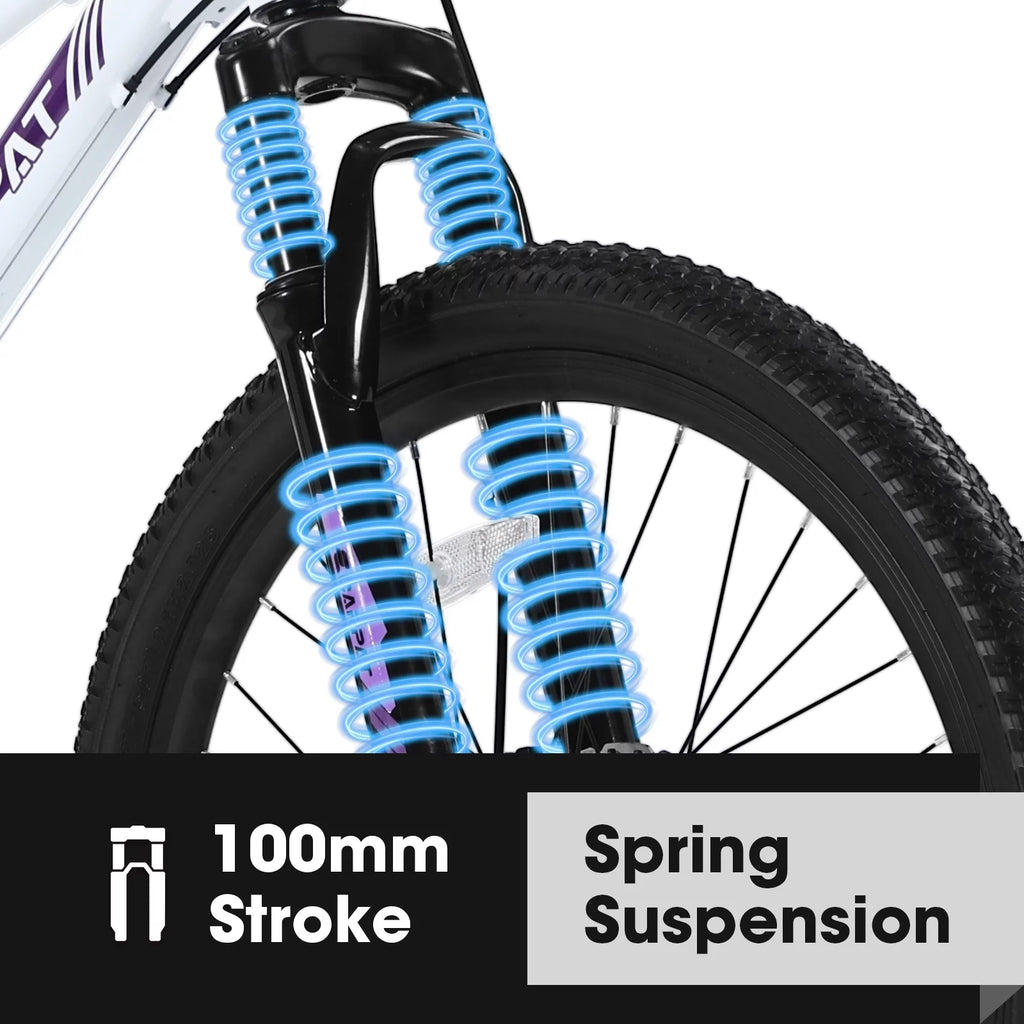 24 inch Kids Mountain Bike with Disc Brakes & 21 Speed E494