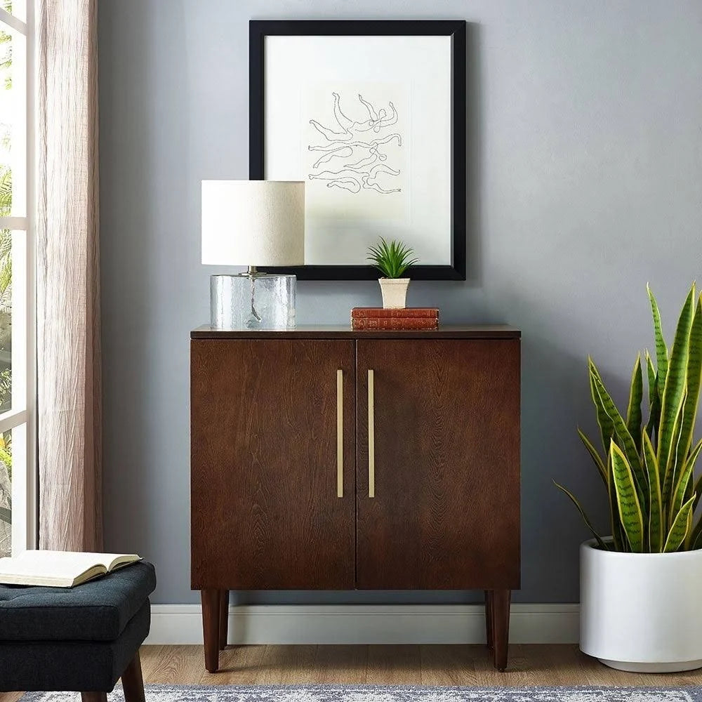 Mahogany Console Cabinet A495