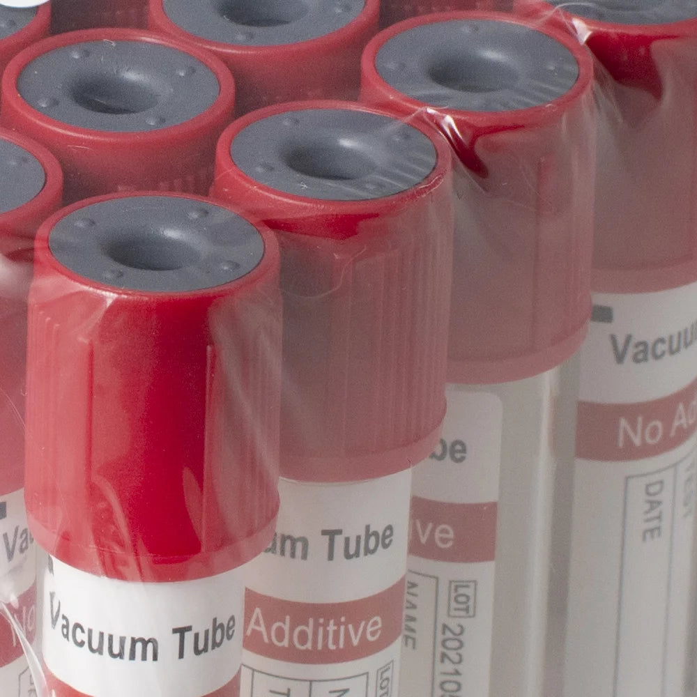 Glass Vacuum Blood Collection Tubes 12 x 75mm 5mL 100pcs W3348