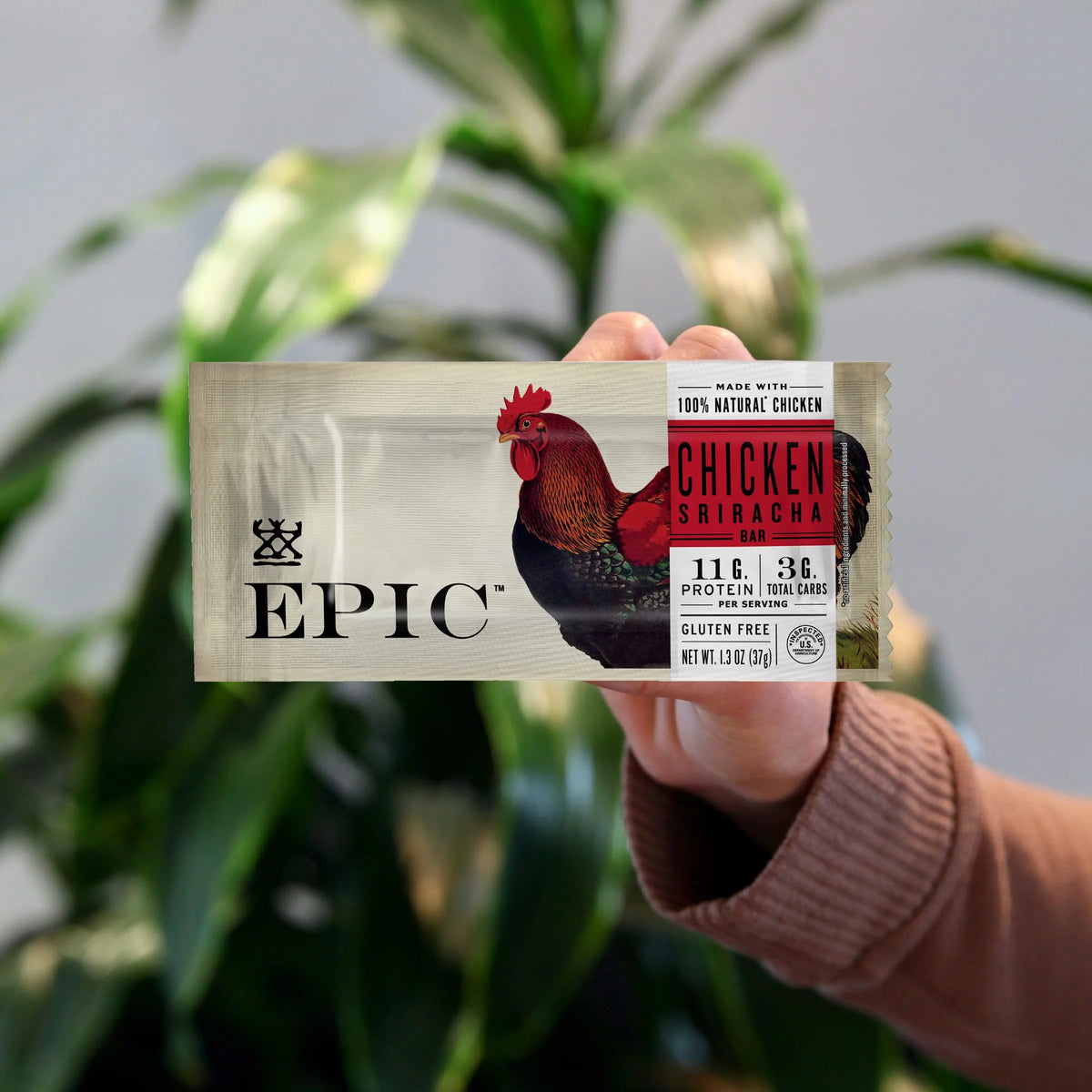 Chicken Sriracha Protein Bars 12 Ct E3751