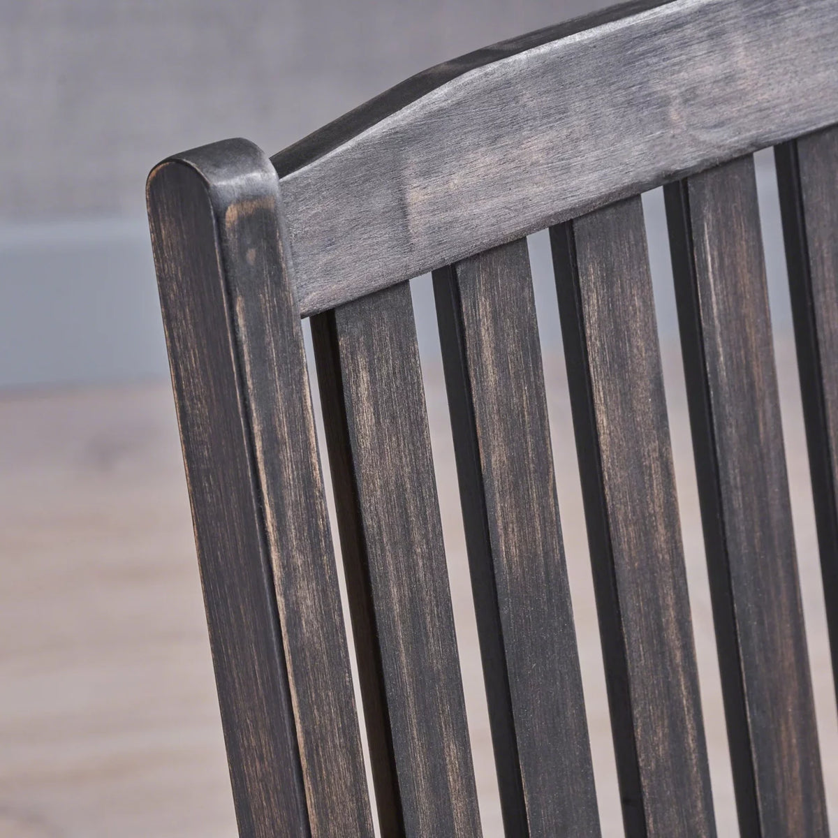 Acacia Wood Rocking Loveseat L5972