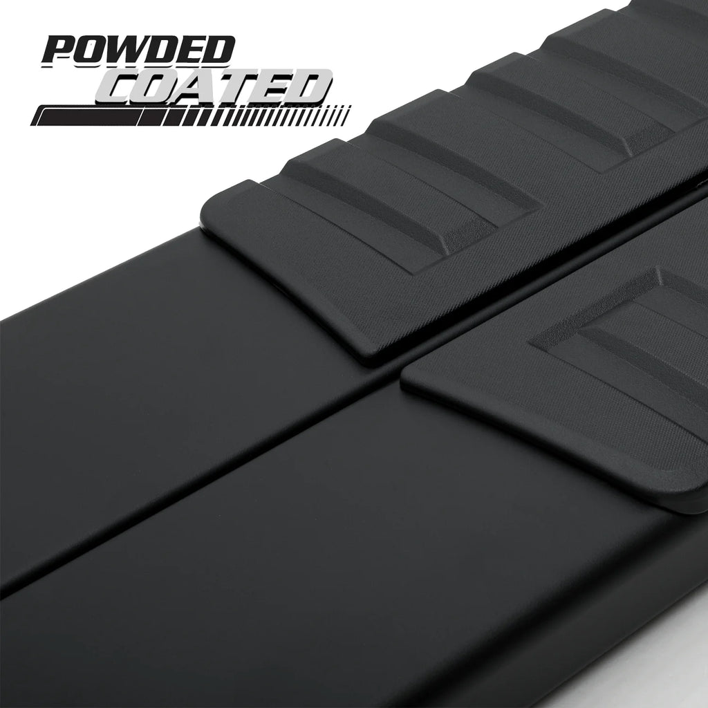 Black 6" Side Step Running Boards A129251