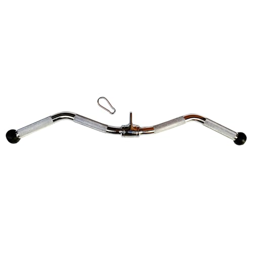 Cable Machine Attachment Curl Pulldown Barbell Revolving Bar N63942