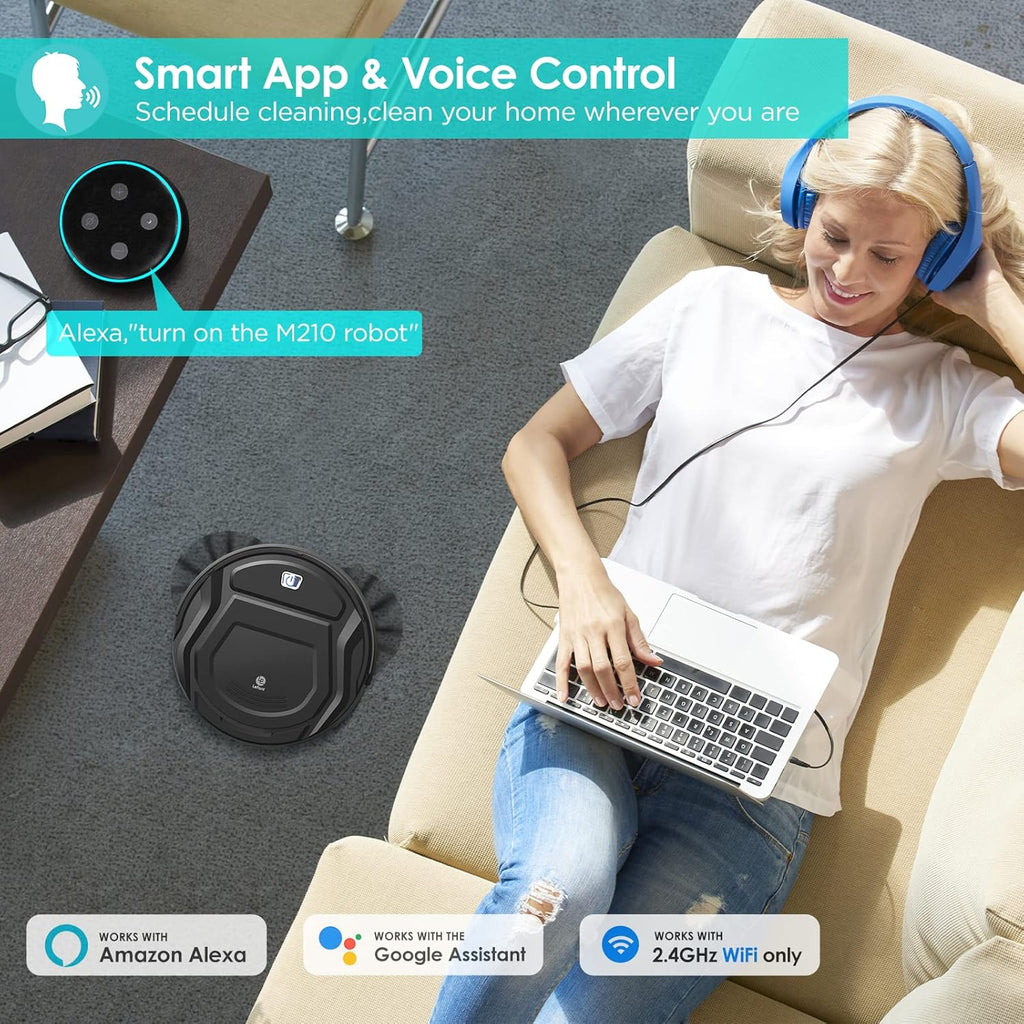 Black Robot Vacuum X8852