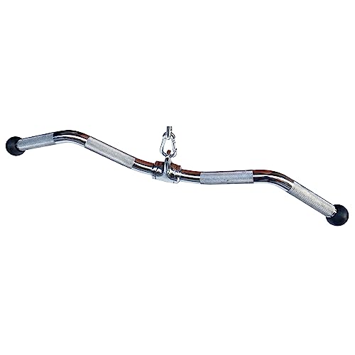Cable Machine Attachment Curl Pulldown Barbell Revolving Bar N63942