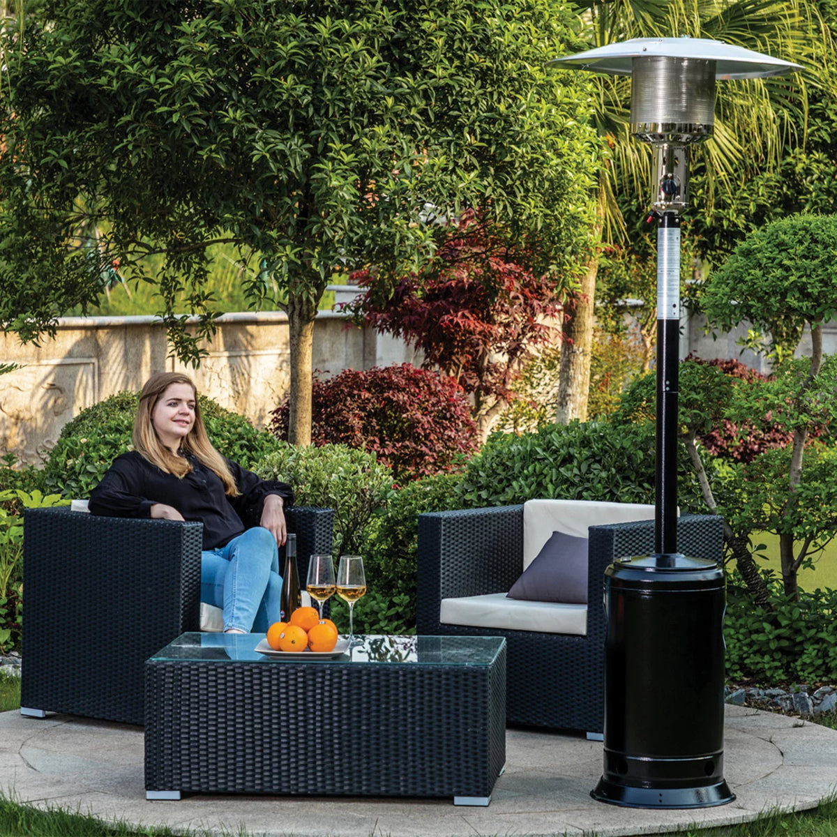 Standing Propane Patio Heater J58491