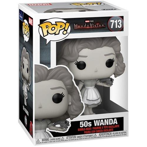 WandaVision 50's Wanda Black & White Pop! Vinyl Figure with Pop Protector B661