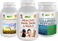Healthy Hair Skin and Nails, Phytoceramides Plus Marine Collagen Peptides with MSM U854277